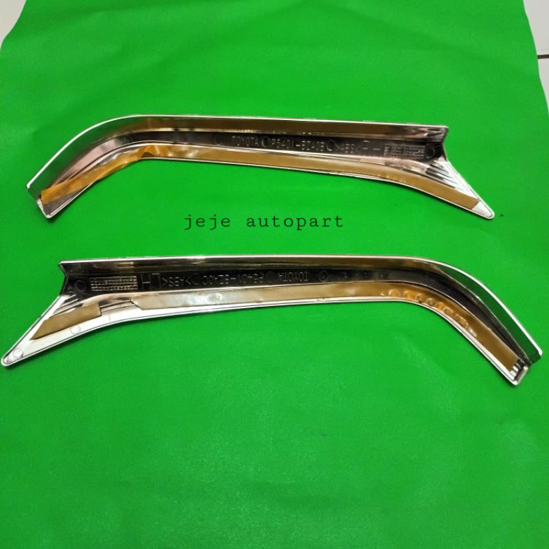 list lis garnish chrome krum bemper depan grill avanza xenia 2019 satu set ORIGINAL