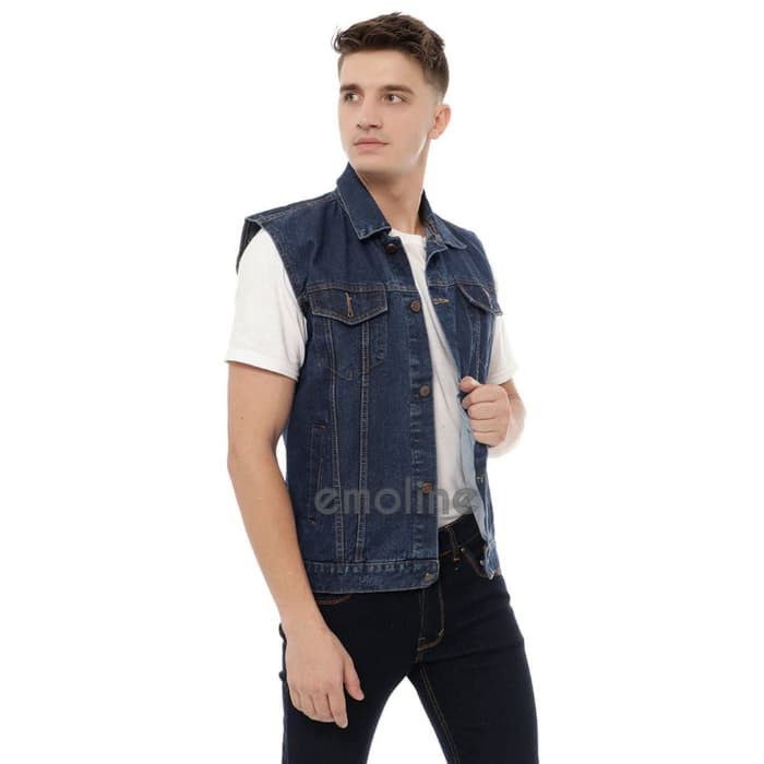 Rompi Jeans Levis Pria Murah Kualitas Bagus - Biru, L