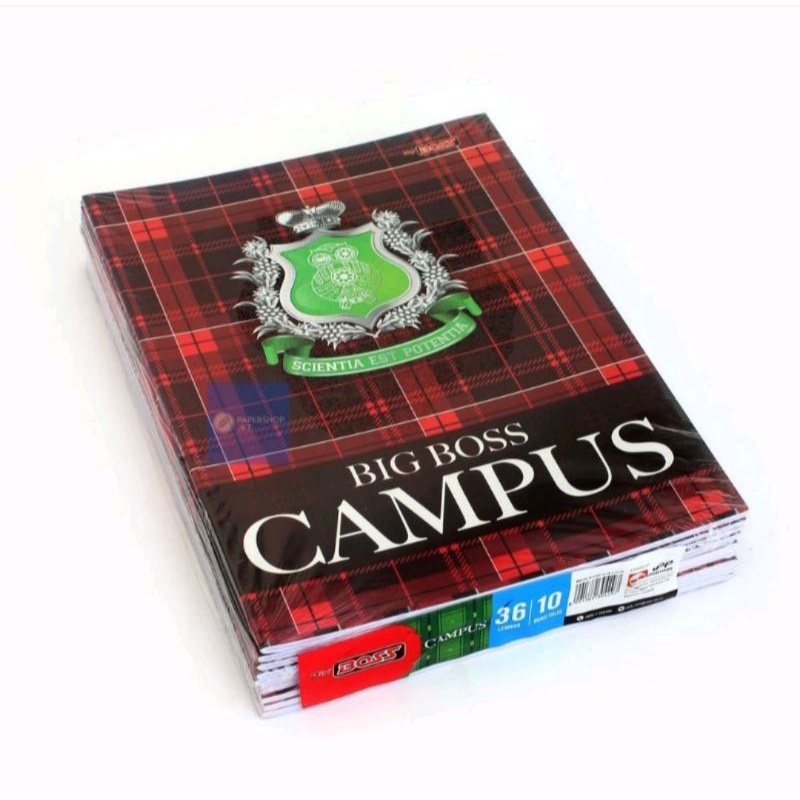 

Buku Tulis Campus 36 lembar / Campus Bigboss 36 lbr / 1 pack 10buku
