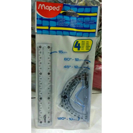 

Penggaris 15cm Maped 1set