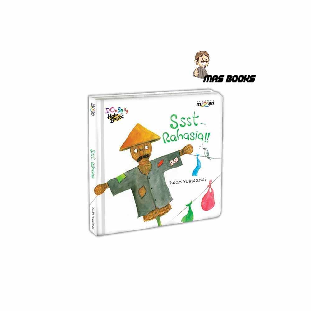 BUKU AKTIVITAS ANAK BALITA BELAJAR DONGENG CERITA SSST... RAHASIA ANAK TK PAUD BOARD BOOK