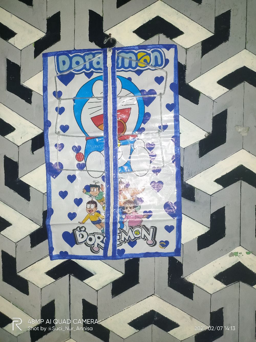 Paket Rak Gantung 4 In 1 Set Rak Tas + Rak Sepatu + Rak Jilbab + Rak Kosmetik Karakter