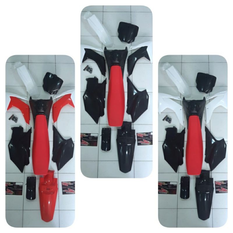 BODY SET CRF 230 SND ORIGINAL. COVER MOTOCROSS GRASSTRACK ENDURO TRABAS SUPERMOTO TIGER SCORPIO ORI