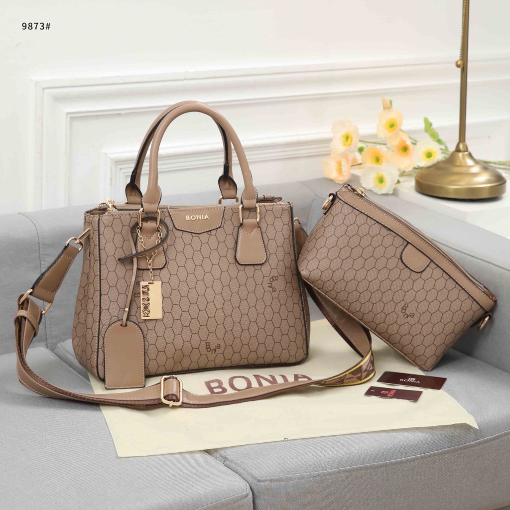 Bonia 2Way HandBag With SlingBag 9873