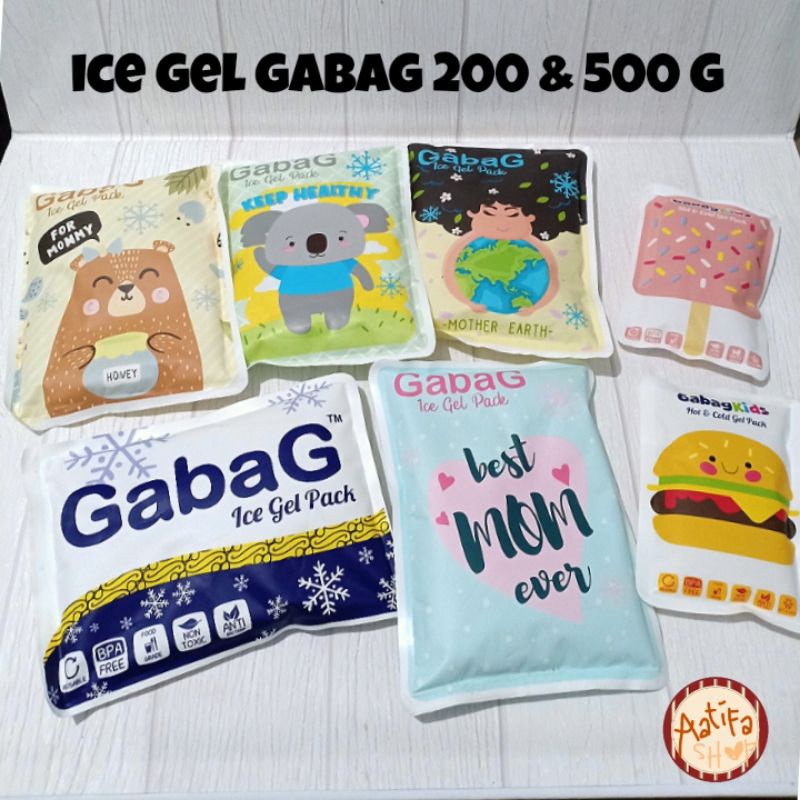 Ice Gel Gabag 200 gram &amp; 500 gram | ice gel pack | pendingin ASI