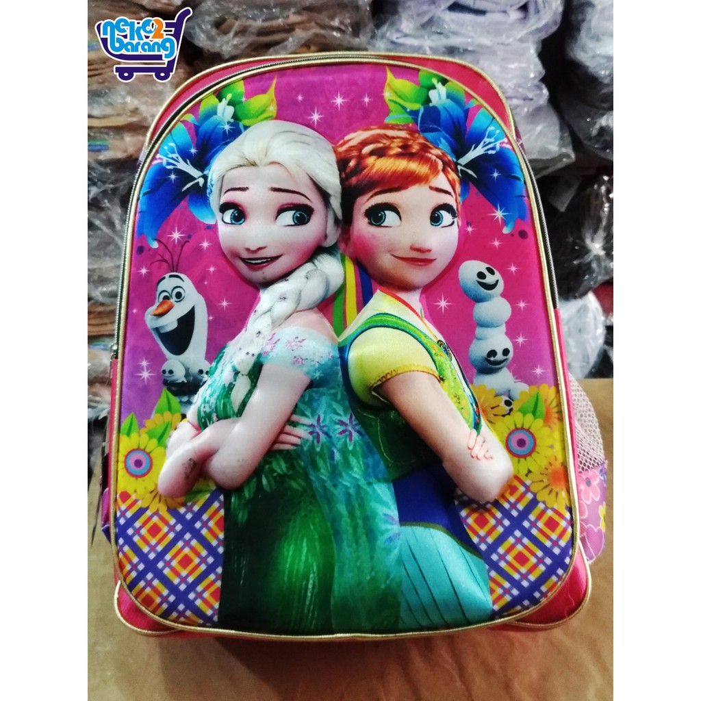 Tas Sekolah Emboss Frozen - Ransel - Merk KenKent - SD