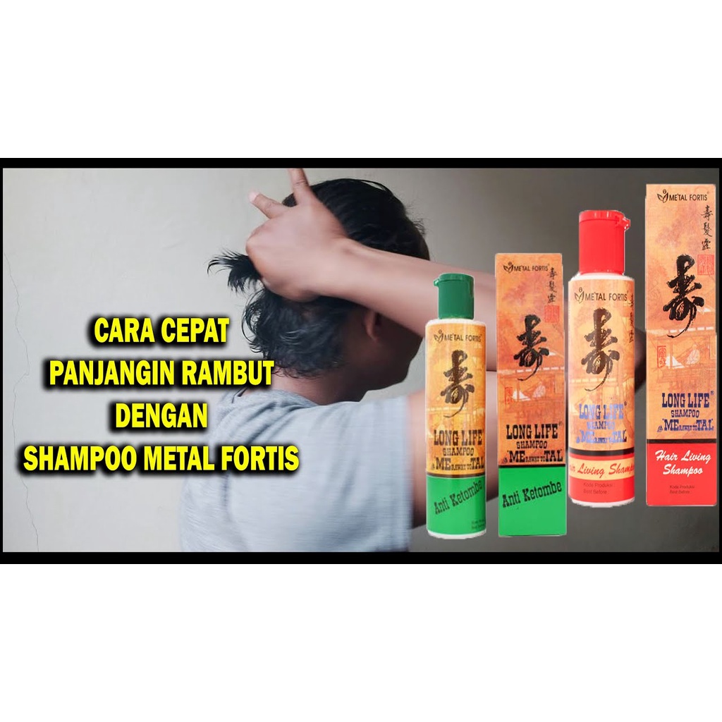 METAL FORTIS  SHAMPO PEMANJANG DAN PENUMBUH RAMBUT