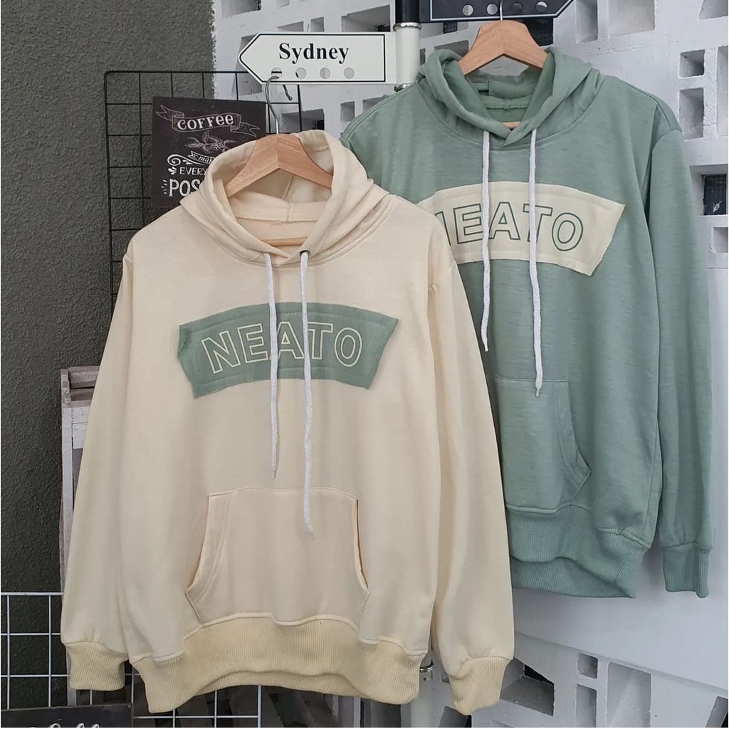 NEATO HOODIE SWEATER OVERSIZE WANITA / SWEATER HOODIE WANITA CASUAL