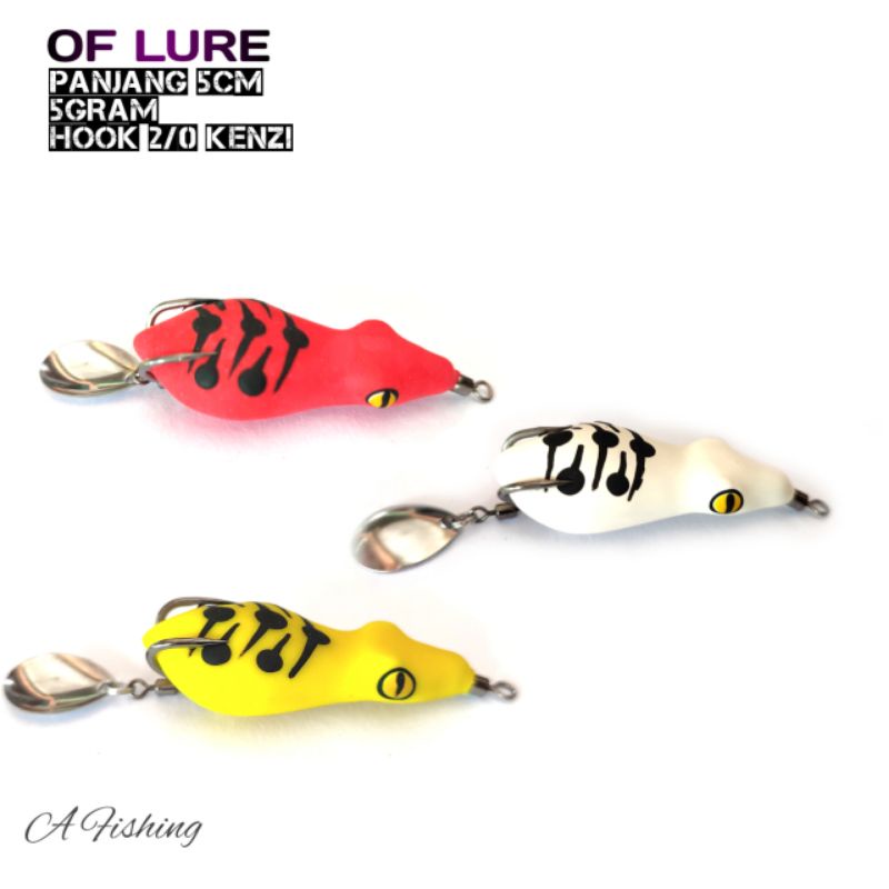 SOFT FROG 5CM BODY SLIM OF LURE