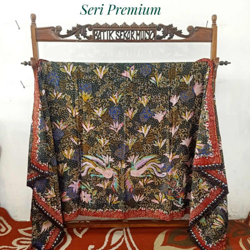 BATIK TULIS LASEM MOTIF TIGA NEGERI POLA SANGGIT