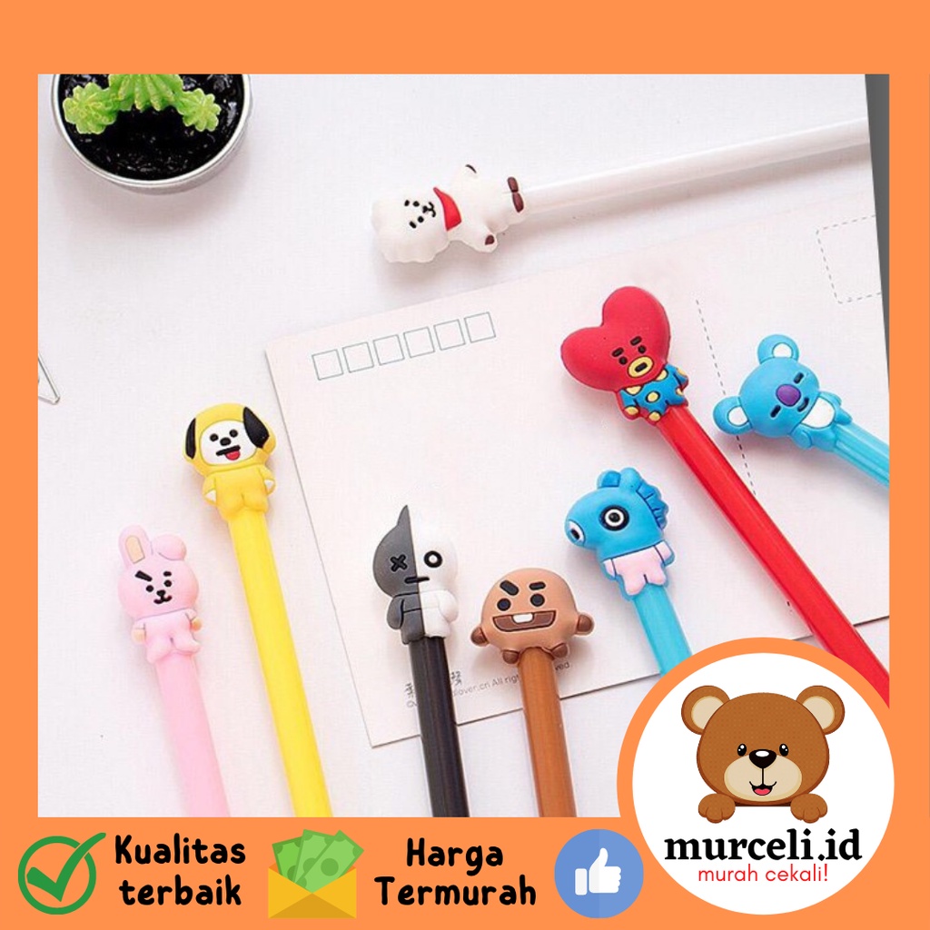 

Pulpen Fancy Gel Pena Karakter / Perlengkapan Sekolah / Stationery