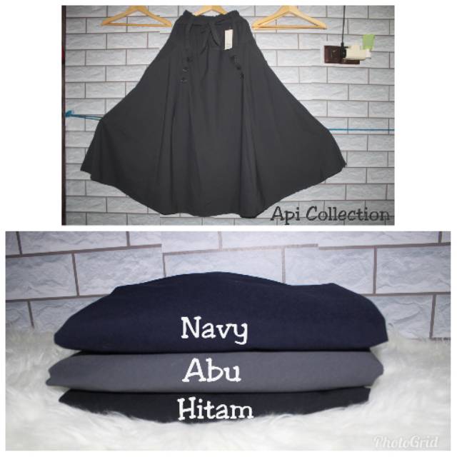 Rok wanita bahan import (stretch)