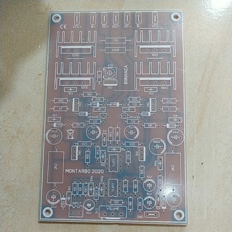 PCB Power Montarbo FR4