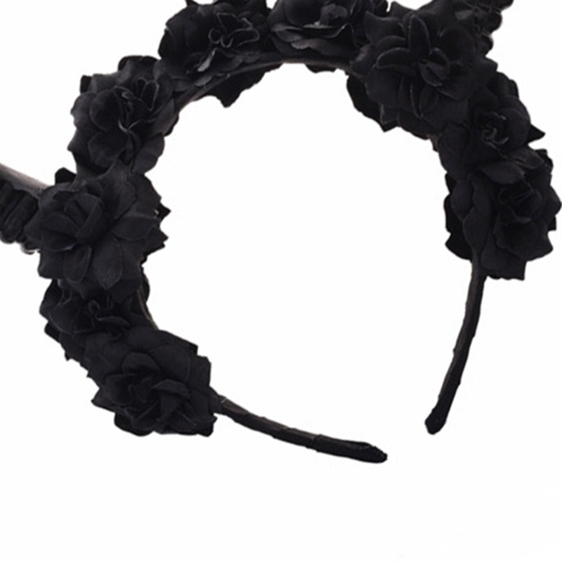 Headband Bentuk Tanduk Domba Untuk Perlengkapan Pesta Halloween