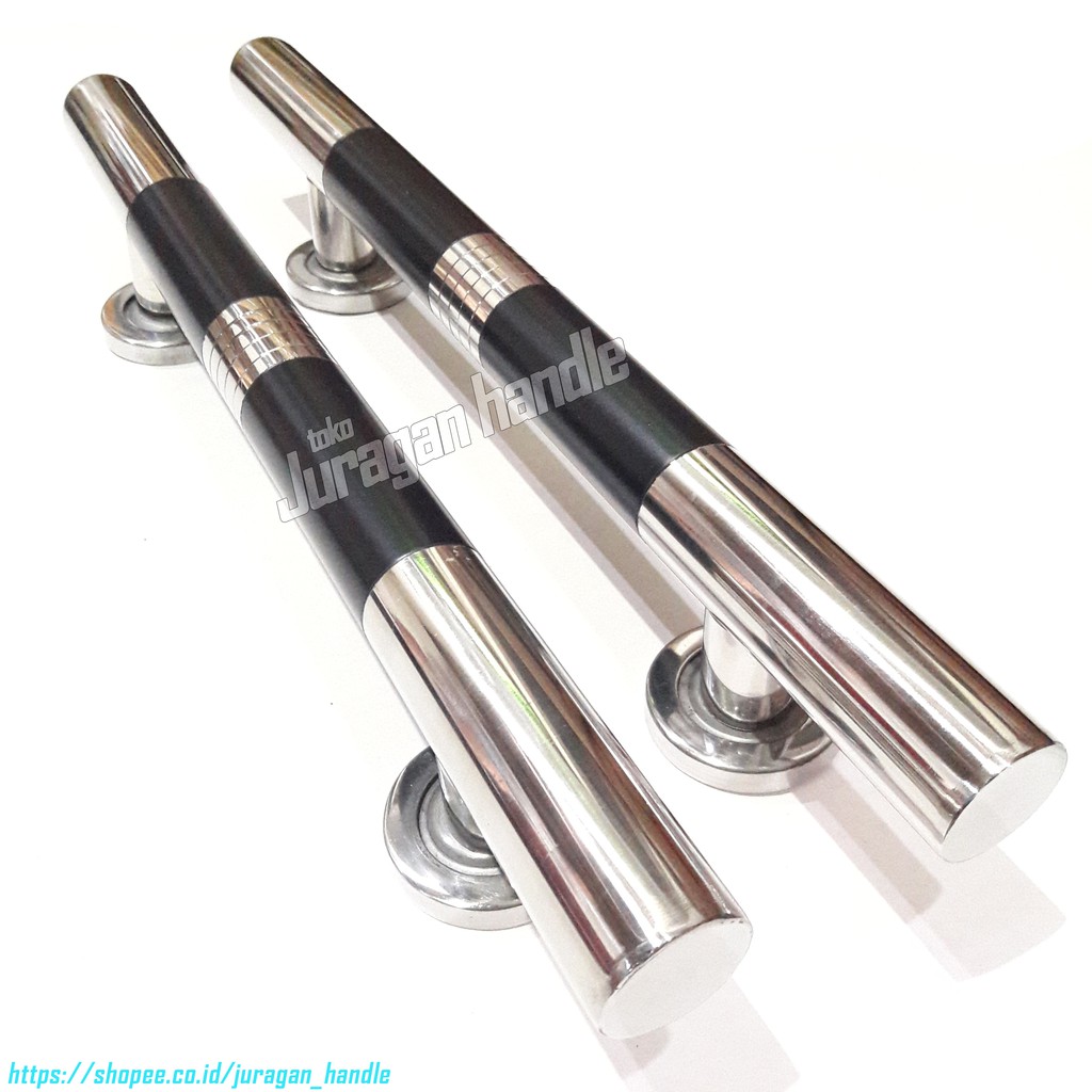 handle pintu rumah 33 cm warna hitam gagang pintu minimalis stainless tarikan pintu rumah mewah awet