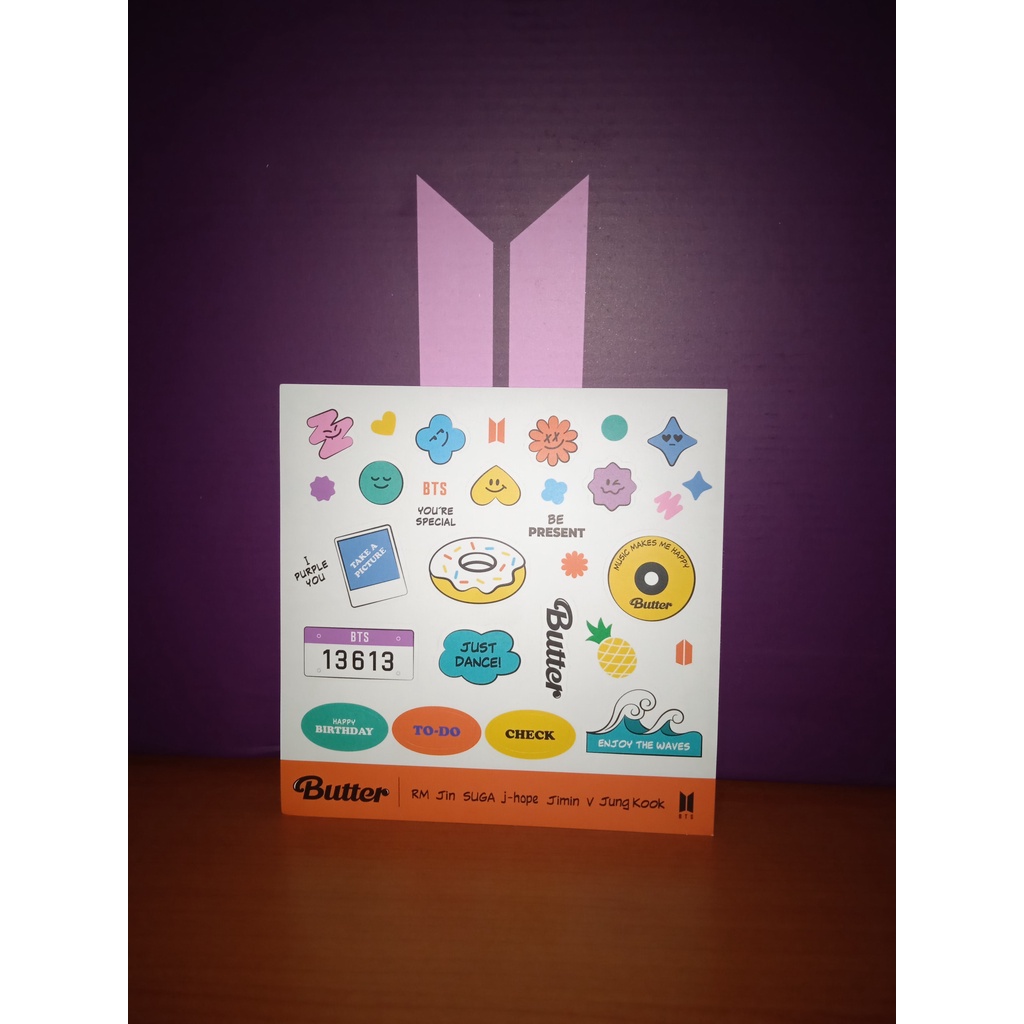 

[READY STOCK] BTS STIKER DARI ALBUM BUTTER