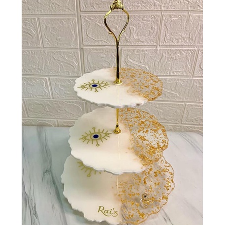 Cake Tier Resin | Custom Cake Tier | Standing Cake | 3 Susun |