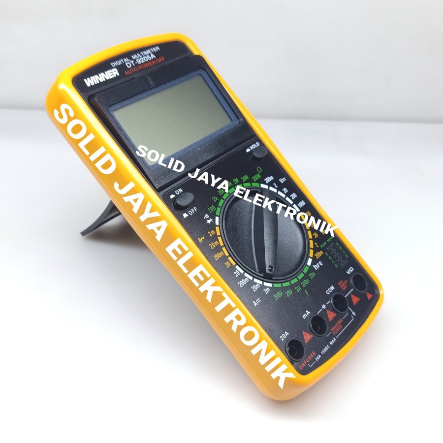 MULTI TESTER DIGITAL WINNER DT-9205A MULTIMETER MULTITESTER METER DT 9205A 9205 A DT9205 A ORIGINAL