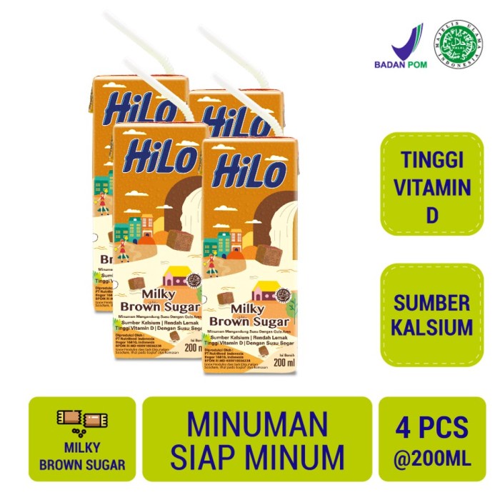 

Ee5F10 Hilo Milky Brown Sugar 200Ml (4 Pcs) 6Gddv