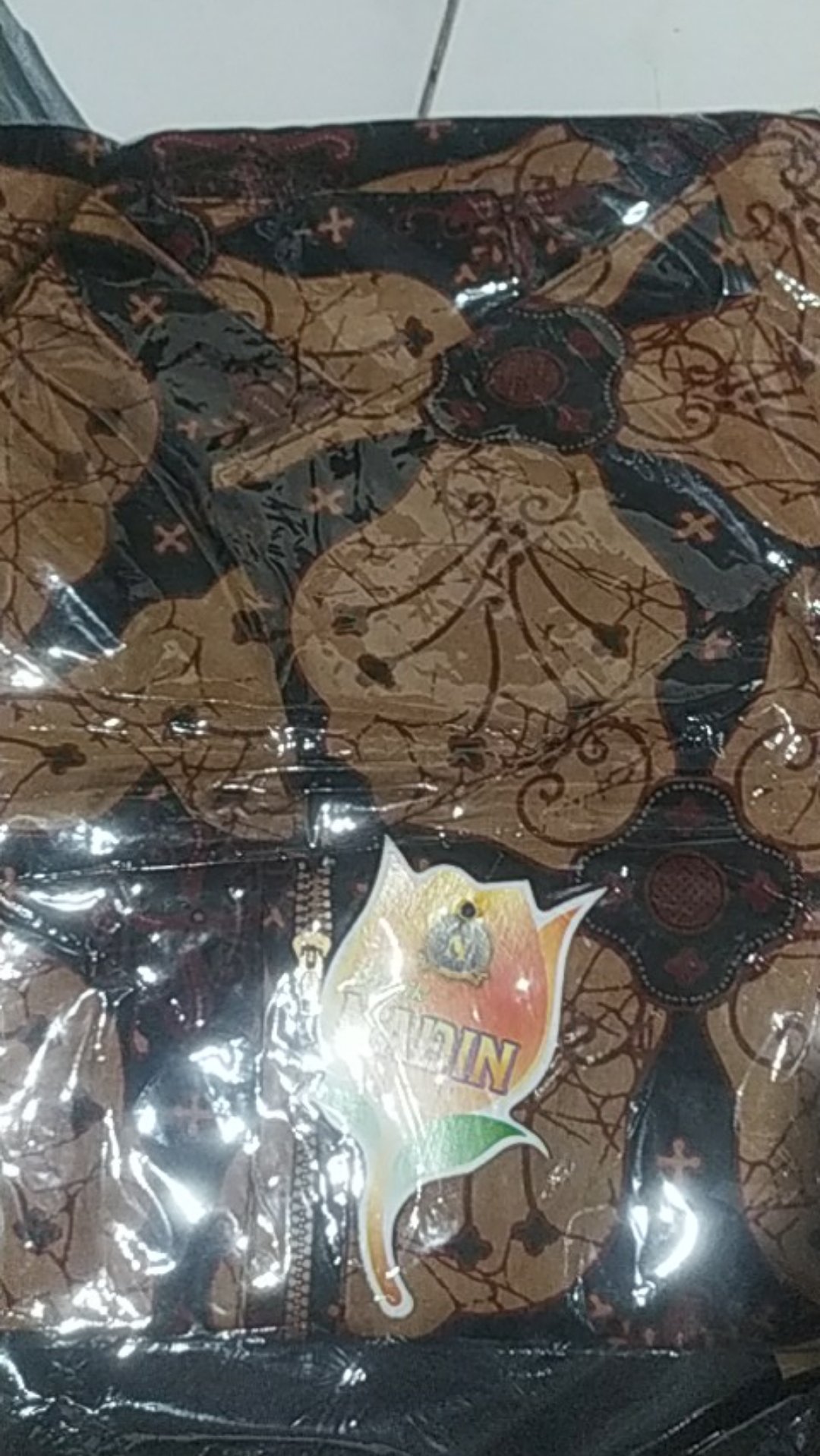 Tunik Latansa Genes Jumbo Batik Modern Big Size Sogan Muslim Kantor