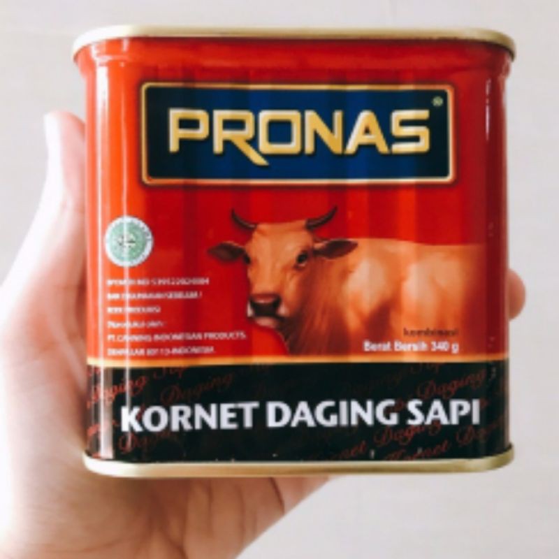 Kornet Sapi Pronas Corned Beef 340gr