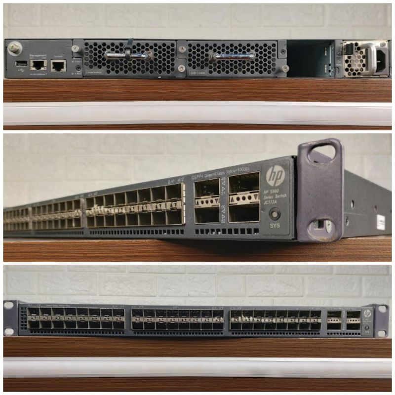 Switch JC772A Hp 5900AF-48XG-4QSFP 1Gb/10Gb Second Berkualitas