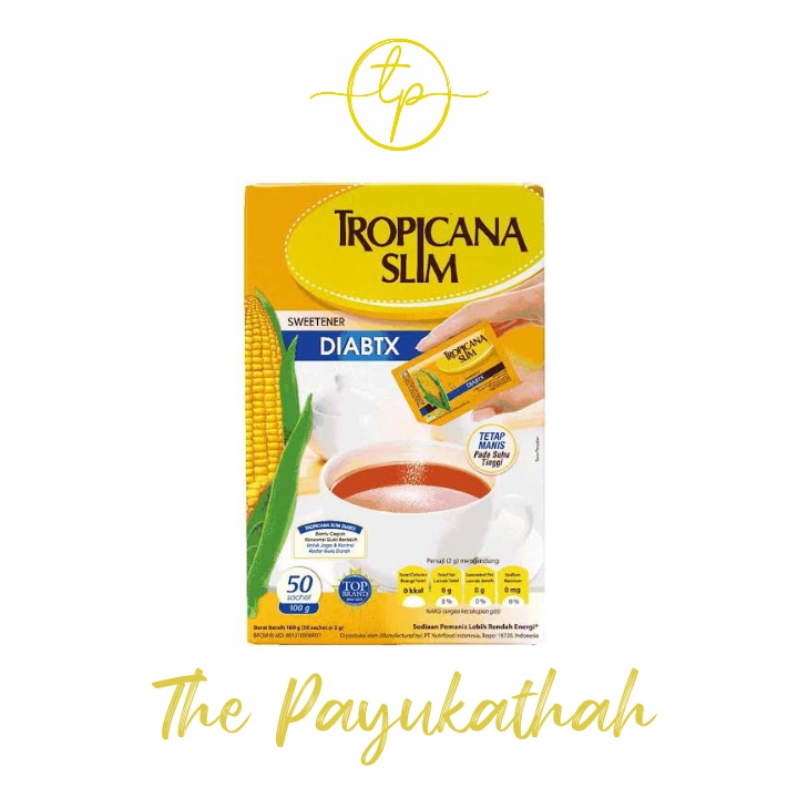 

Gula Diet Tropicanaslim DIABTX Kemasan Box Isi 50 Sachet