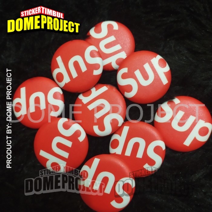 [PROMO BUY 3 GET 1] SUPREME PIN PENITI 25MM SATUAN AKSESORIES TAS