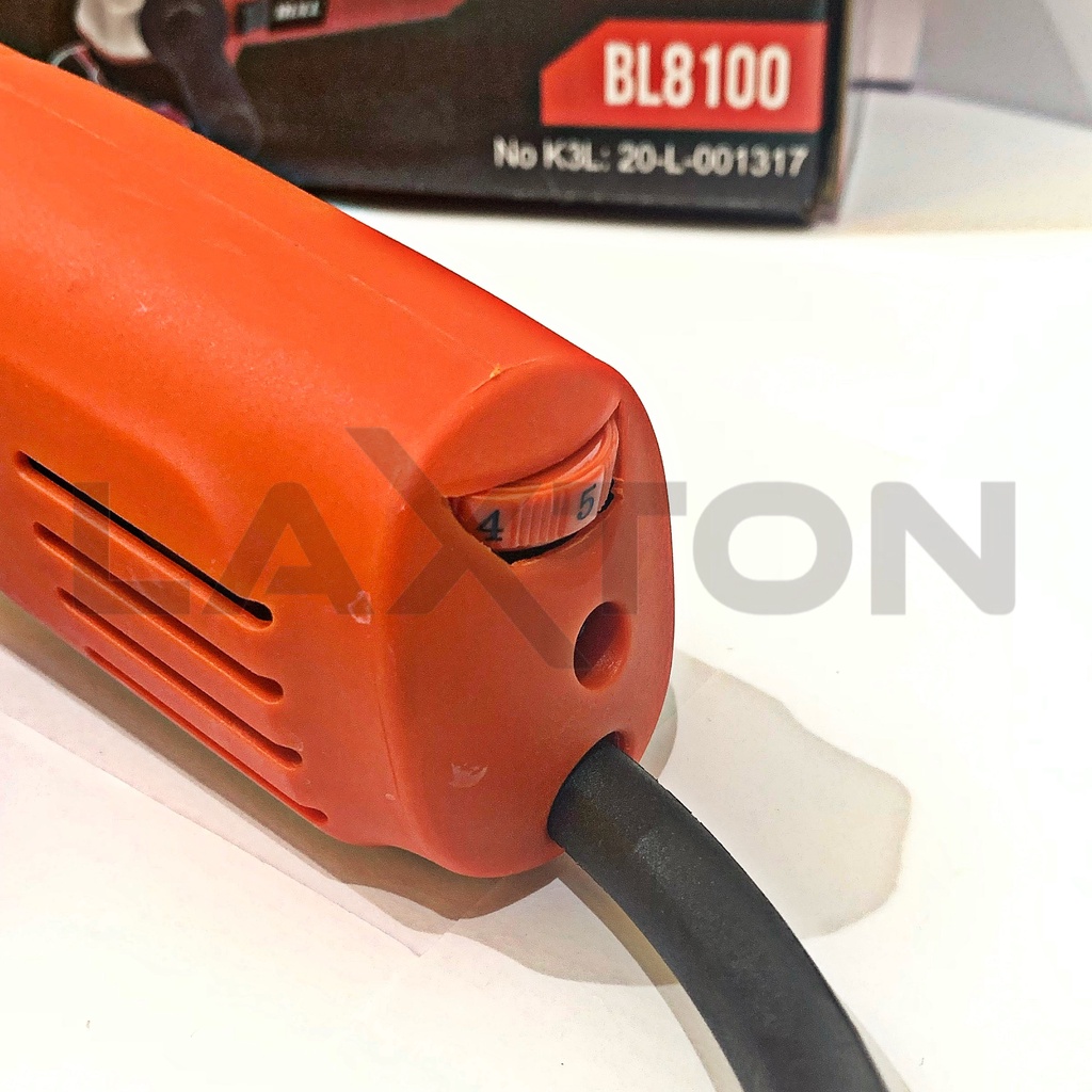 MESIN GERINDA TANGAN 4” BULL VARIABLE SPEED ANGLE GRINDER BL8100