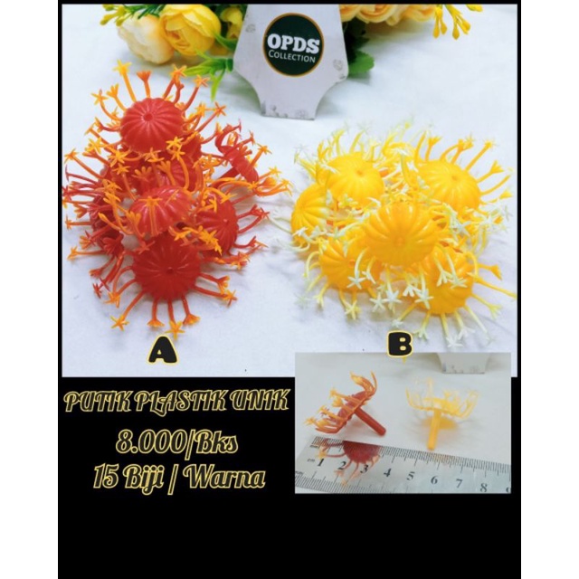 Putik Plastik Unik Putik Bunga Putik Imitasi Putik Palsu Putik Artificial Putik Bunga Plastik