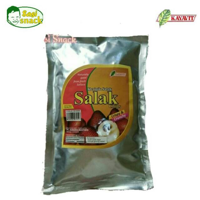 Keripik Buah Salak Kayavit  Kualitas Super dan Standar100 gr