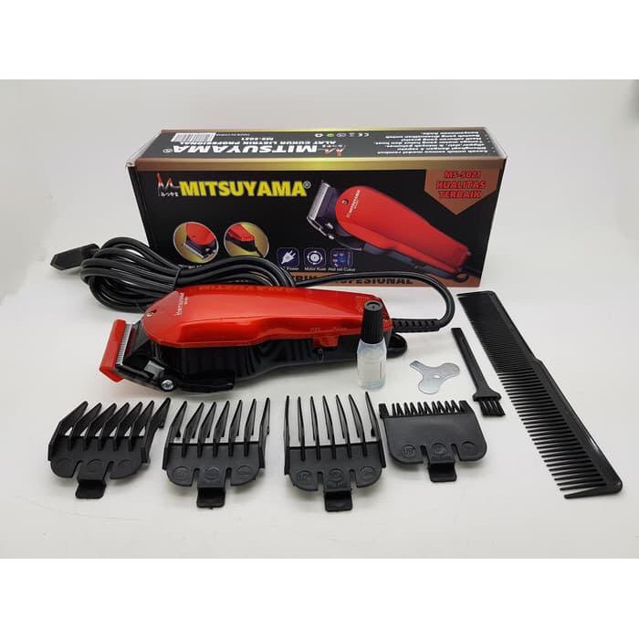 Cukur Rambut Elektrik Premium Mitsuyama MS-5021 / Alat Cukur Rambut Listrik Premium Mitsuyama