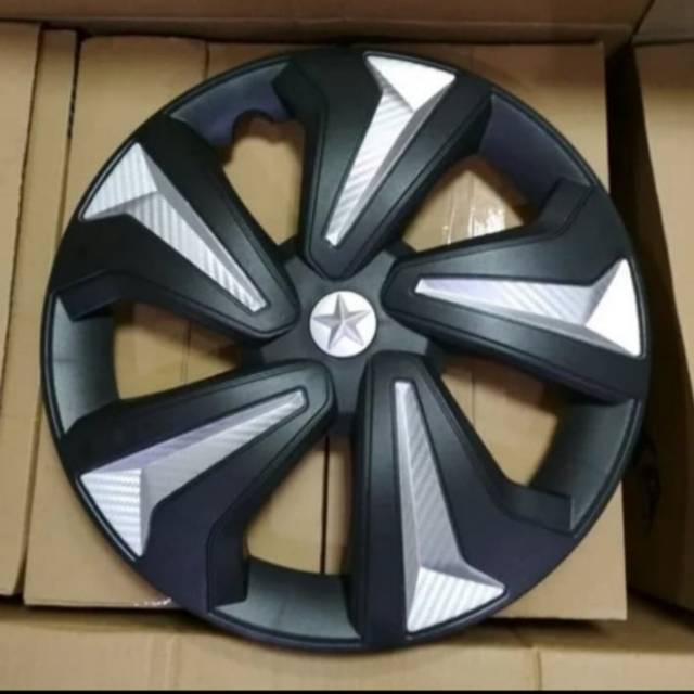 Cover Velg Mobil Ring 14 Hitam Silver Avanza Xenia
