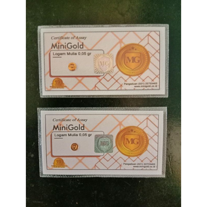 MINIGOLD 0,05gr