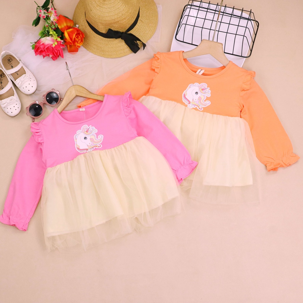 Bayi - 2 TAHUN | Dress Ae Ri - Korean Style Dress Tutu Baby Overal AnakKualitas Import Gaun Princess ZR Vedia