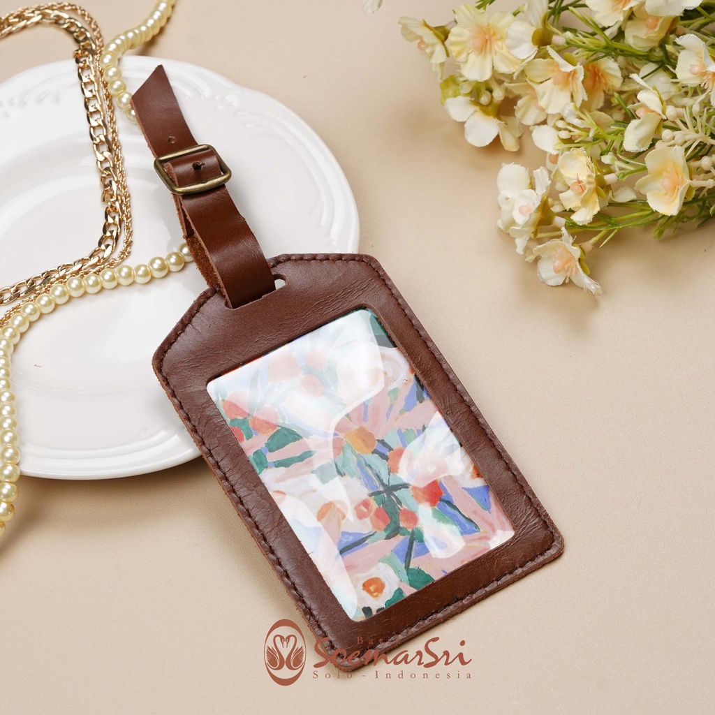 

Name Tag - Hang Tag - Landyard Bahan Oroginal Leather