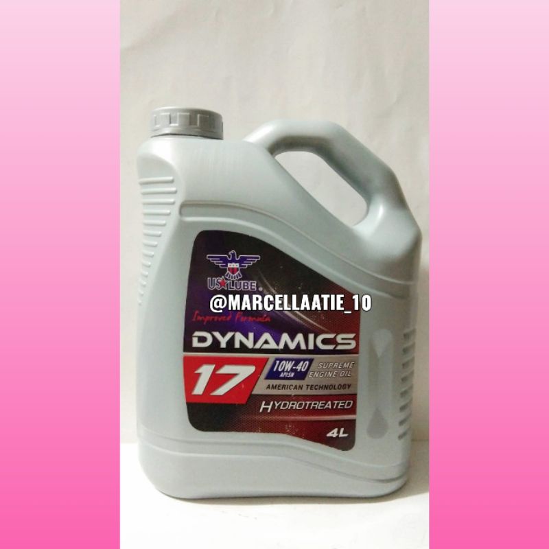 OLI MOBIL MURAH US LUBE USALUBE DYNAMIC 17 10W-40 4LITER