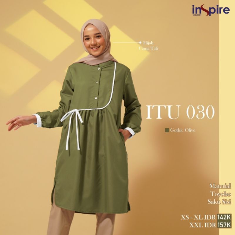 BISA COD - TUNIC INSPIRE ITU 030 ATASAN MUSLIM WANITA FASHION MUSLIM