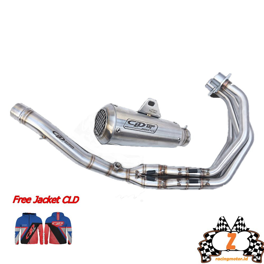Knalpot Ninja ZX 250 RR 4 Silinder CLD Racing Type Monster GP Original
