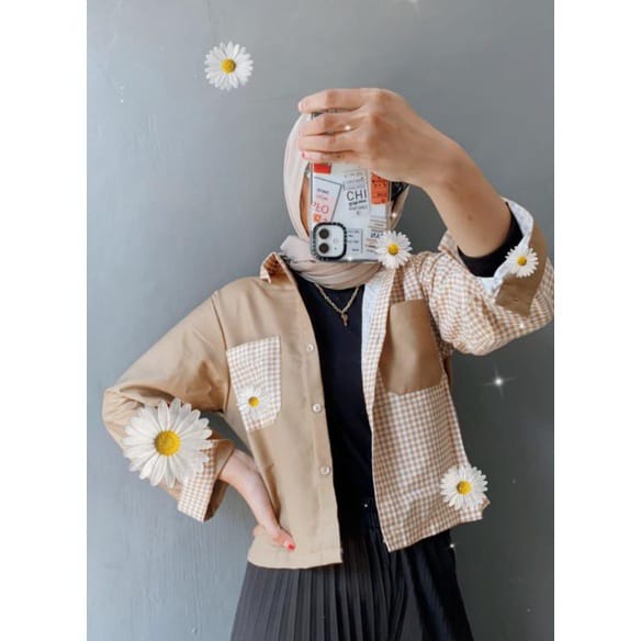 baju cewek / MIKA CROP / baju wanita terbaru 2021 viral tiktok / others / cardigan / baju wanita kek