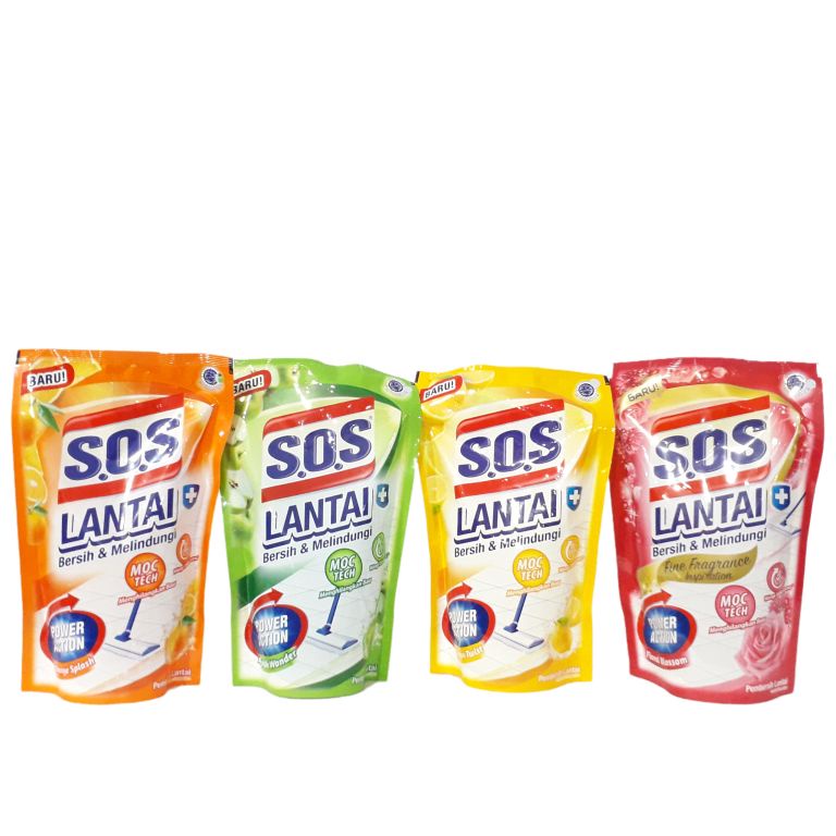 SOS PEMBERSIH LANTAI 375ML REFILL/centraltrenggalek