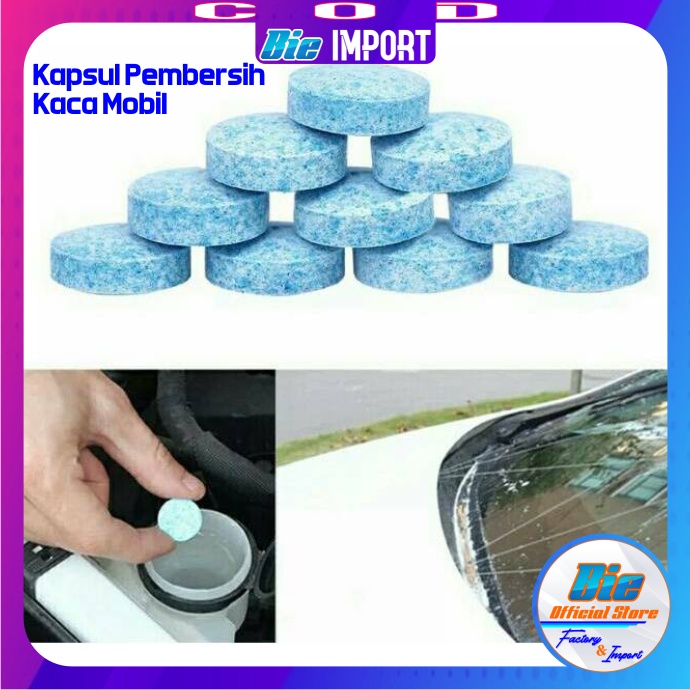 Pembersih Kaca Mobil Wipper Air  Blue Tablet Impor Best Seller