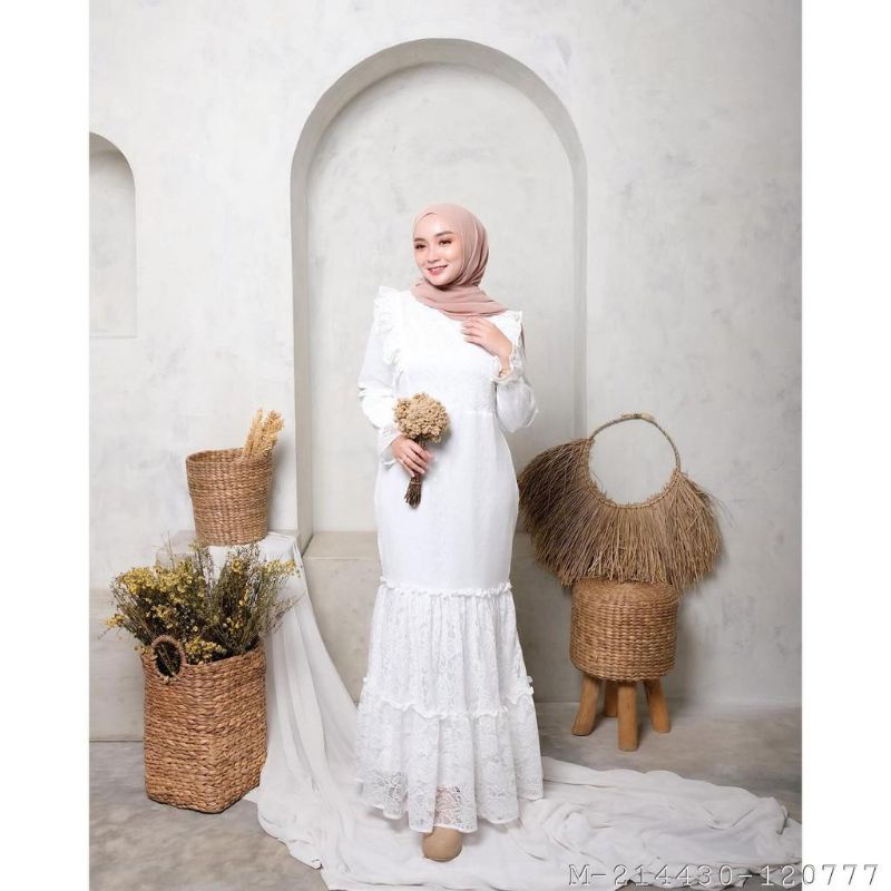 DRESS WANITA DILWA MOSCREPE