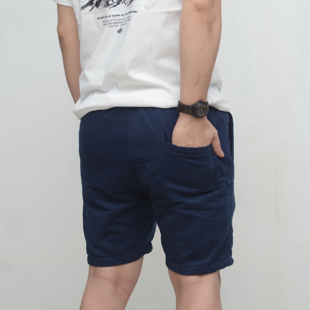 Wengkie.id / Boardshort / celana pendek pria / celana pendek wanita / celana casual / celana pendek murah / Warna Navy