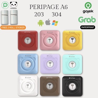 PERIPAGE A6 203 304 dpi RESI SHOPEE Original READY photo mini printer bluetooth thermal paperang