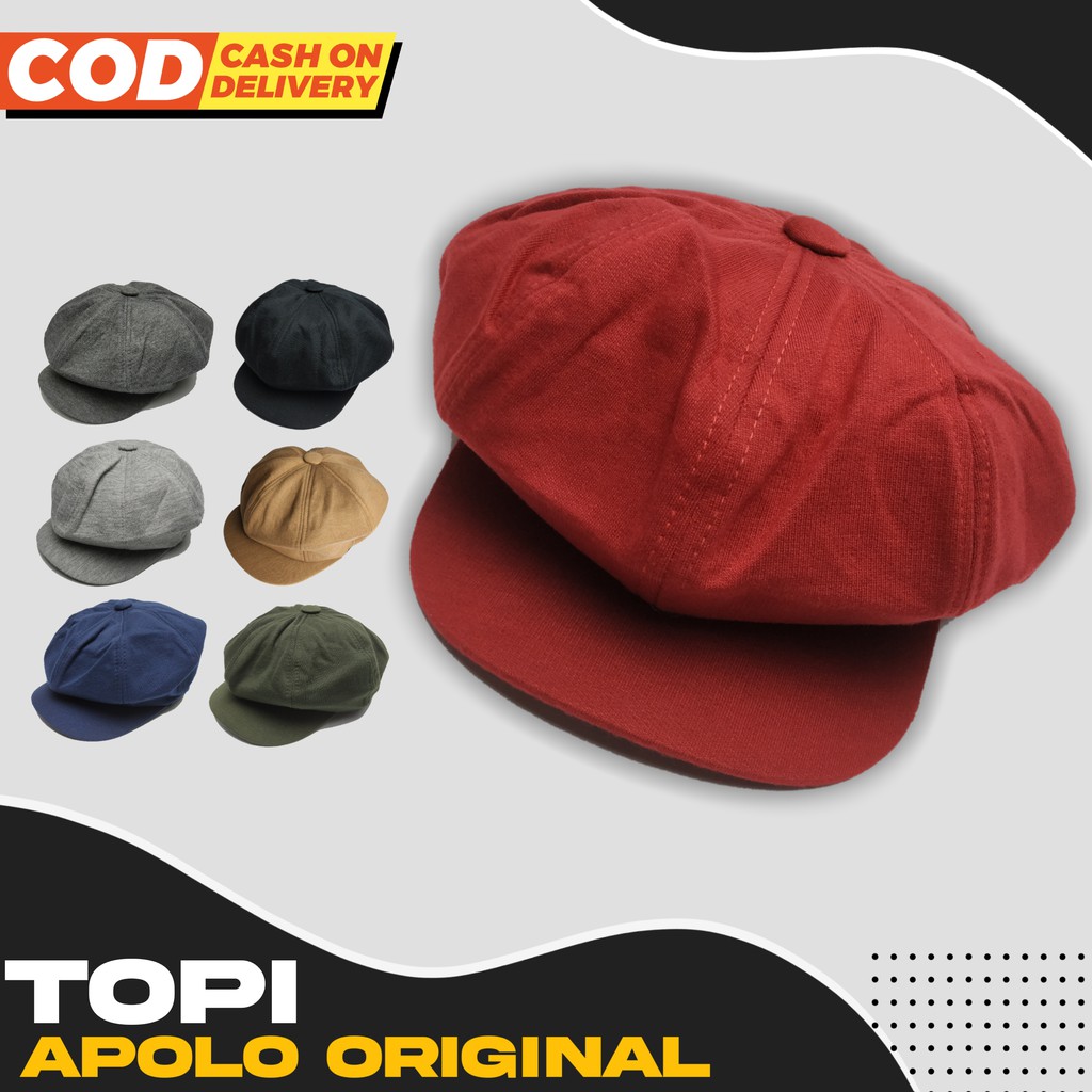 TOPI APOLO ORIGINAL TOPI PRIA WANITA TOPI TERBARU TOPI APOLO PREMIUM