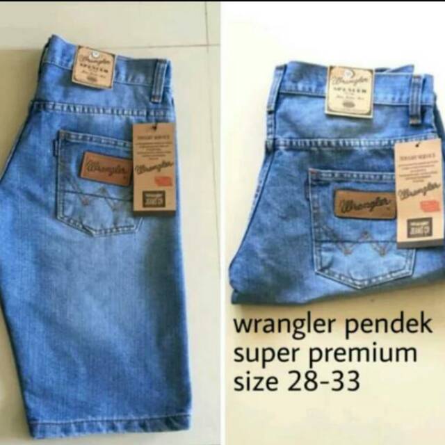 Wrangler Celana Pendek Pria Biru