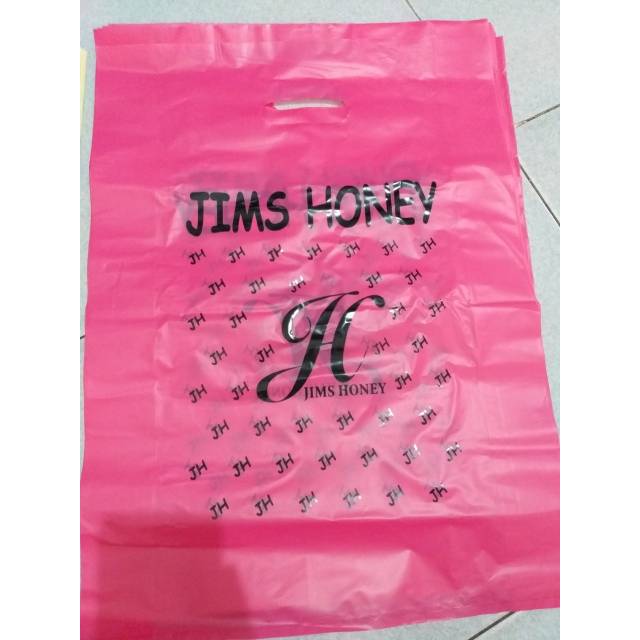 Plastik jimshoney besar  35x40per lembar