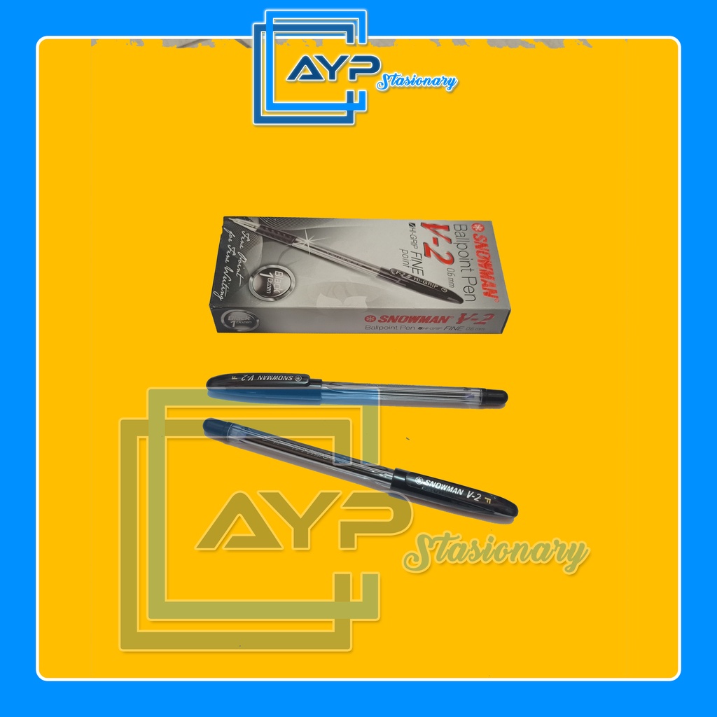 

PULPEN SNOWMAN V-2 1 PACK = 12 PCS
