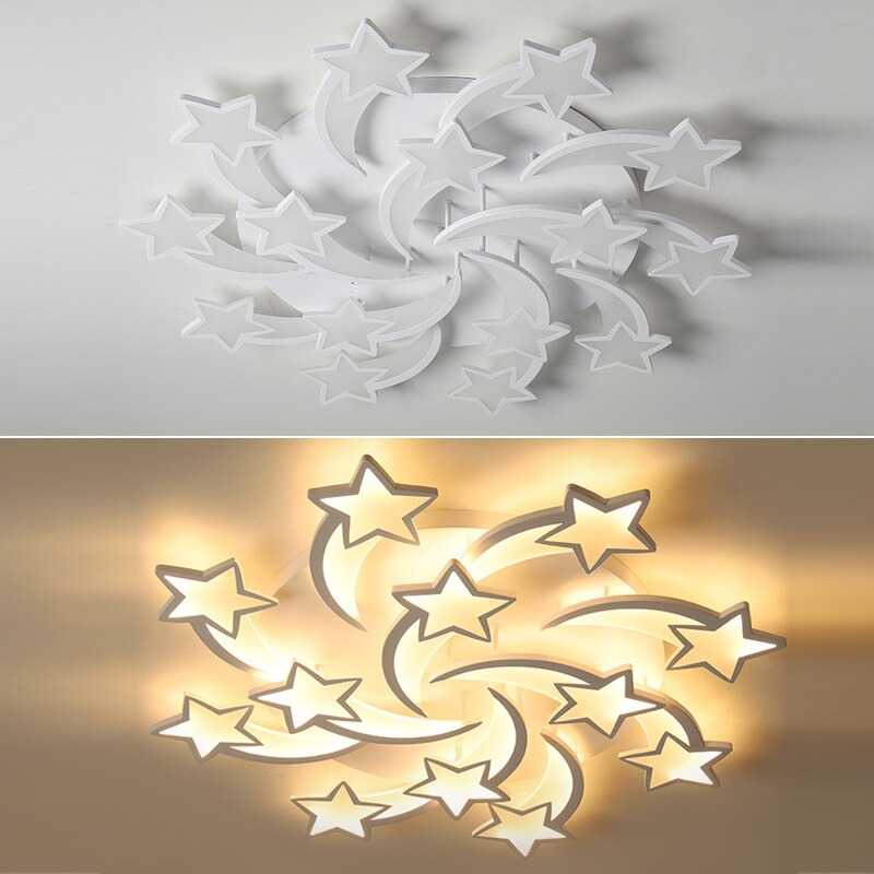 TG-DHA MINGKO Lampu LED Plafon Modern Ceiling Light 5 Star - ZX60W